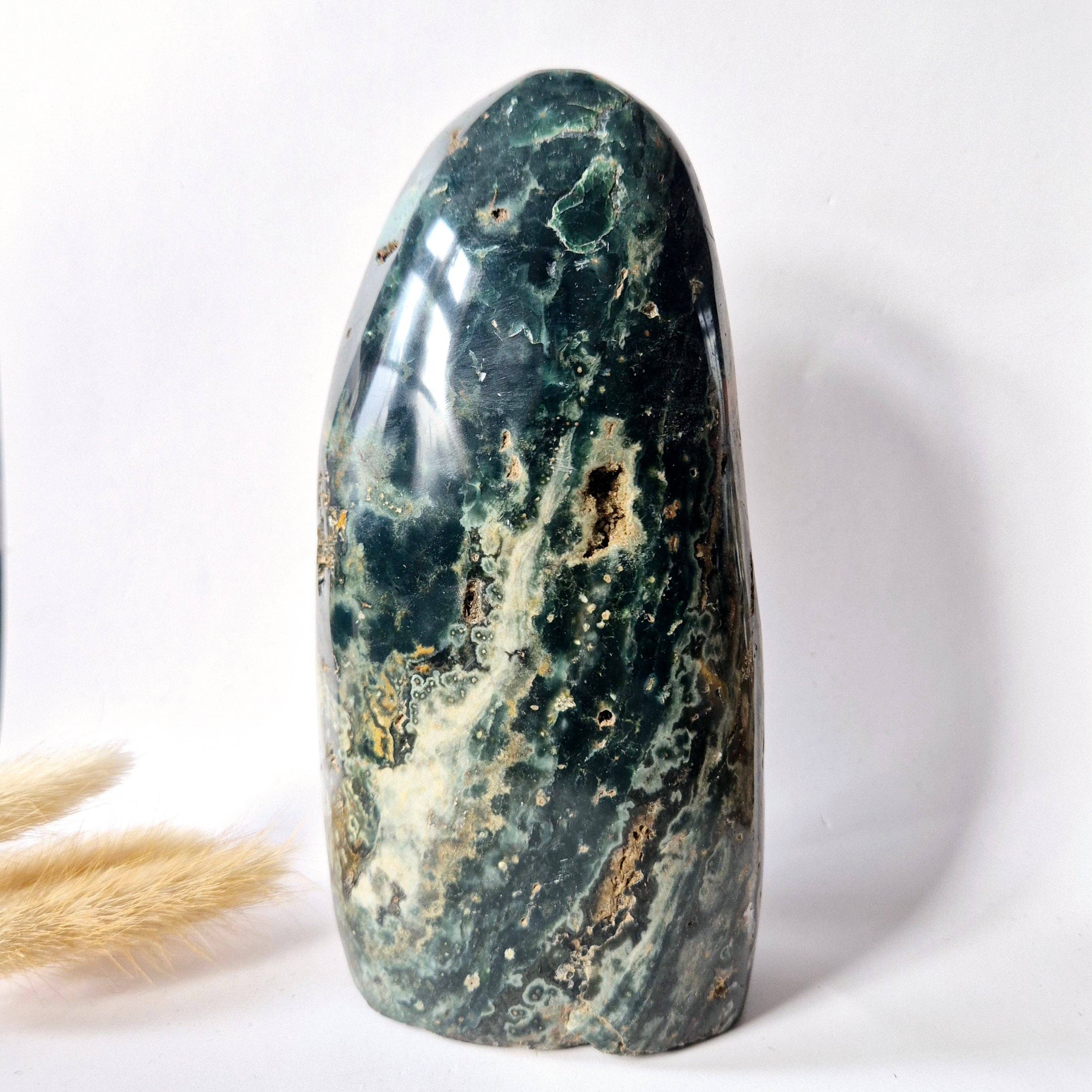 Gemstone Spiritual Statement Piece Ocean Jasper Freeform – 1000 grams