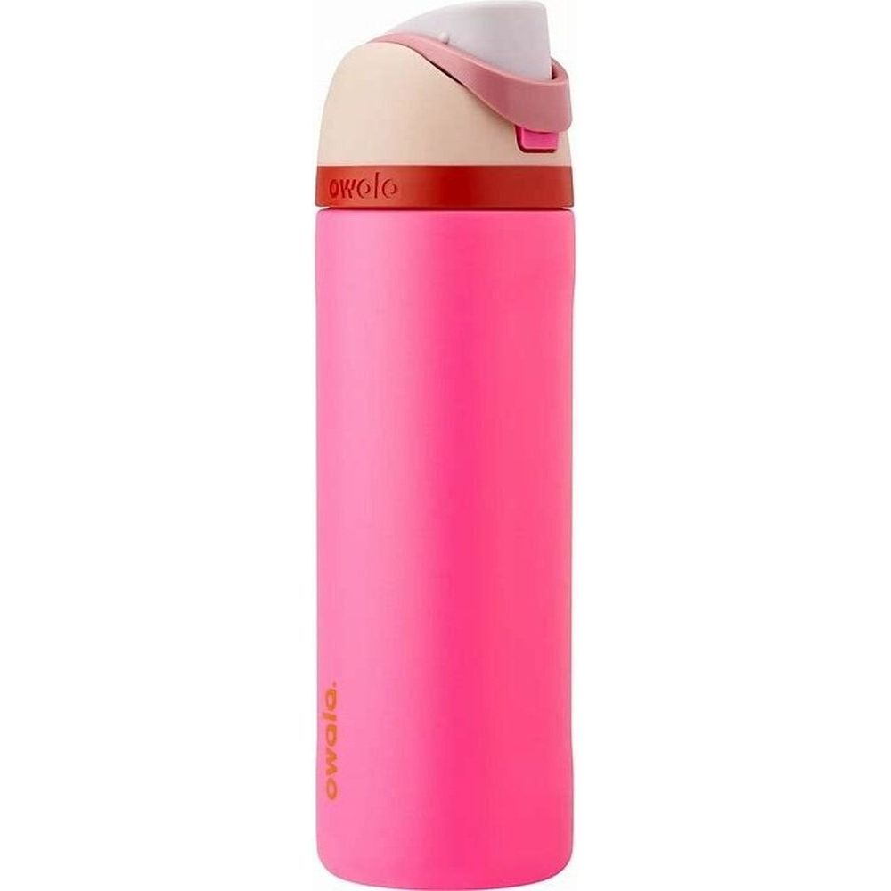 Owala FreeSip 24oz Stainless Steel - Can You See Me? Pink/Tan