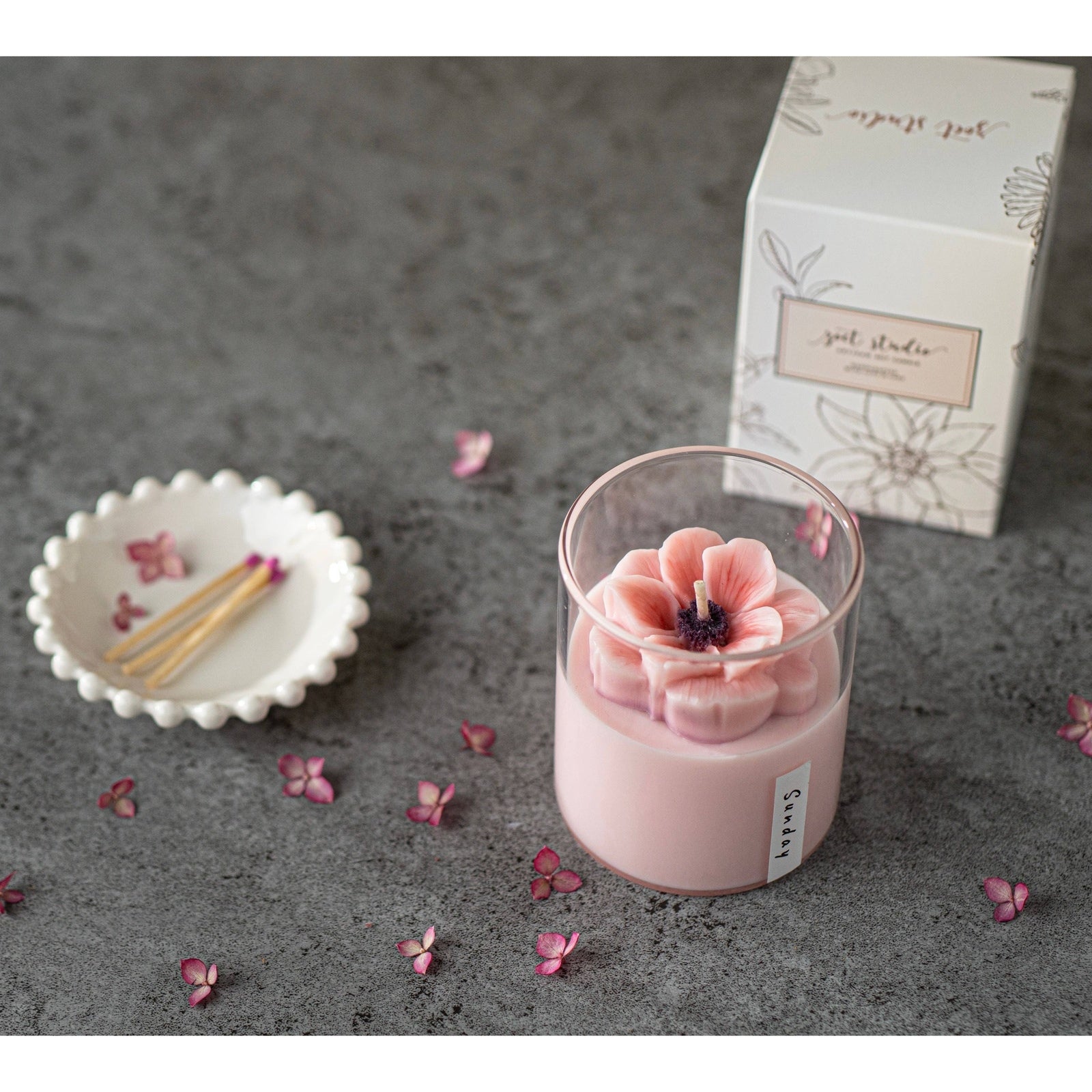 Anemone Floral Soy Candles