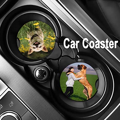 Customized Car Drink Coasters pair