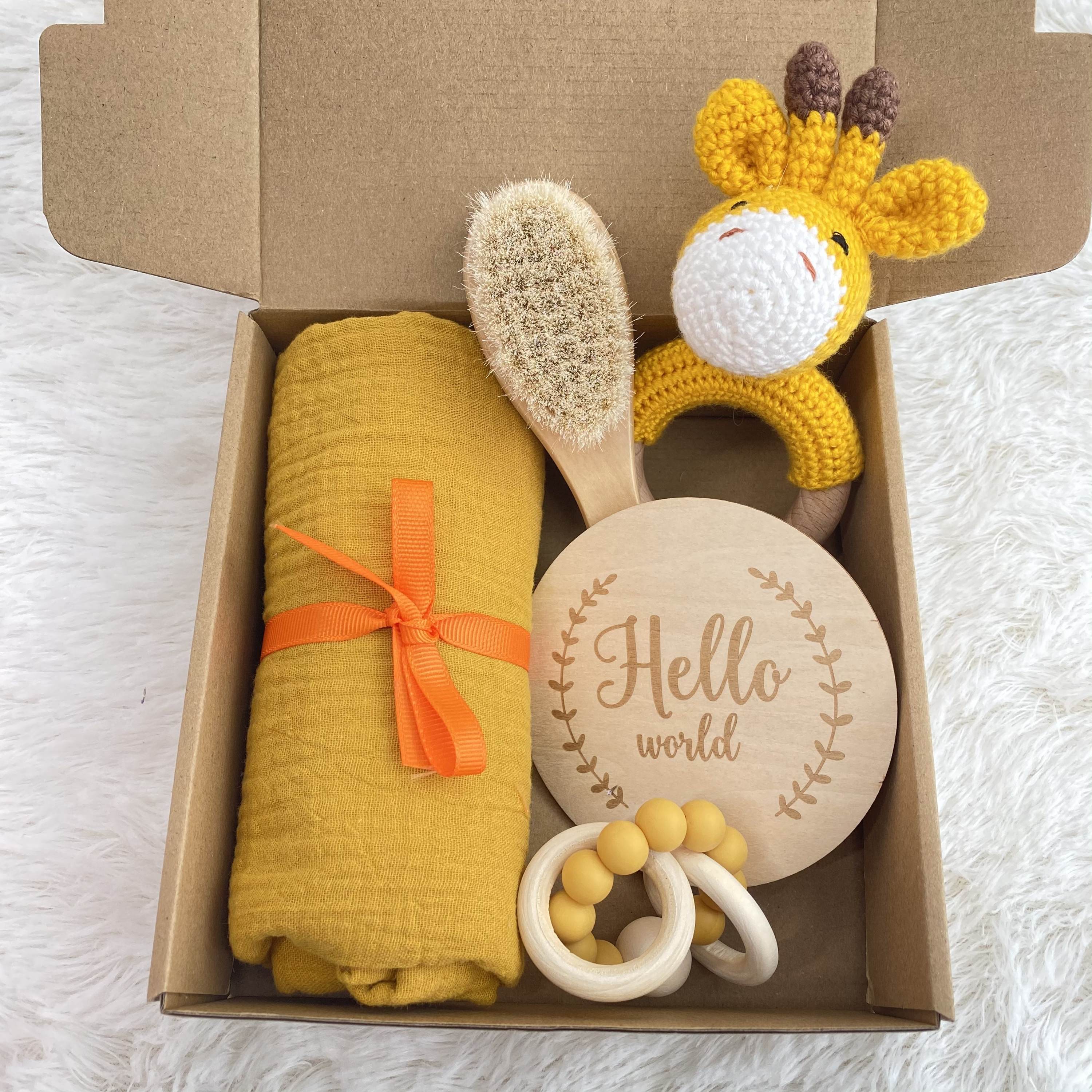 Crochet Rattle Baby Gift Set
