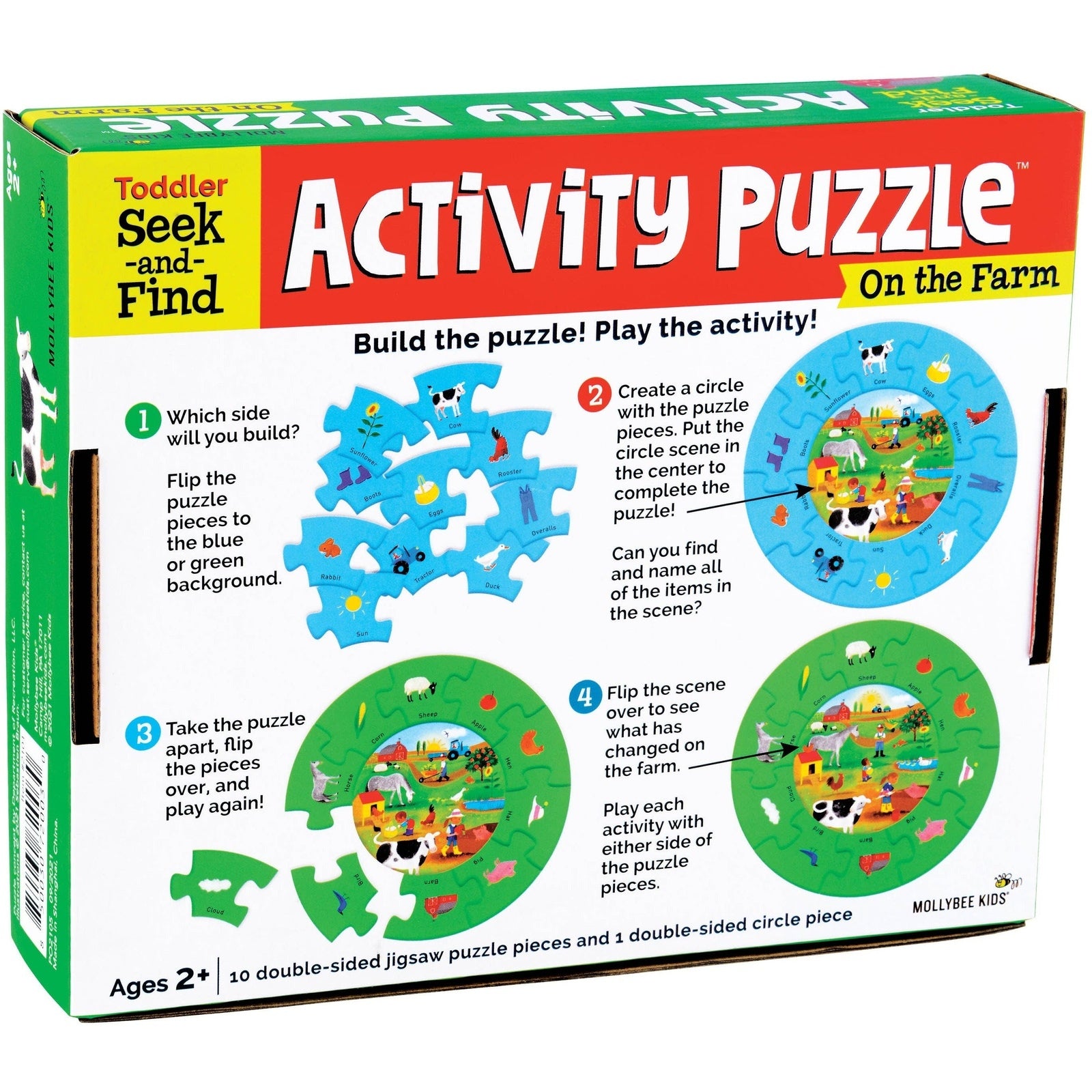 Toddler Activity Puzzle On the Farm