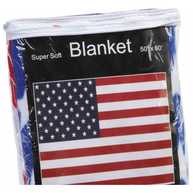 United States Flag Print Fleece