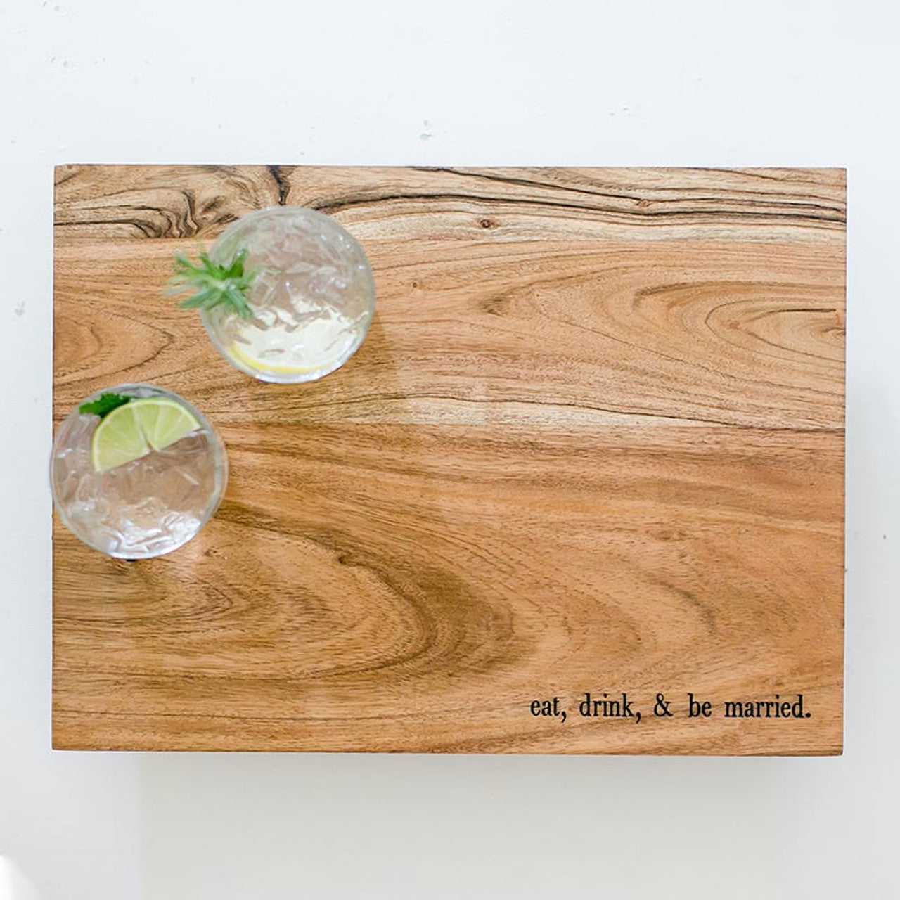 Face to Face Serving Tray - Eat, Drink & Be Married