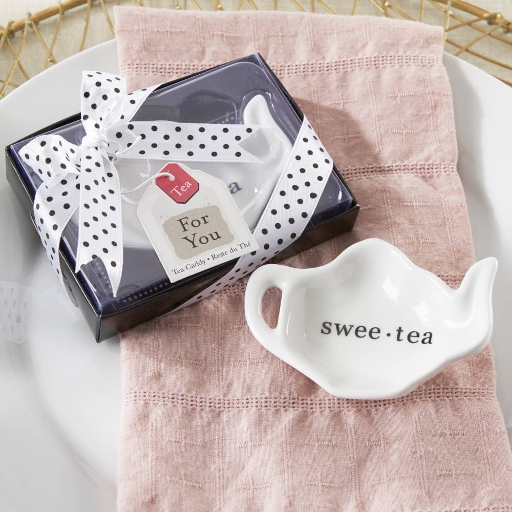 Sweet-Tea Ceramic Tea-Bag Caddy