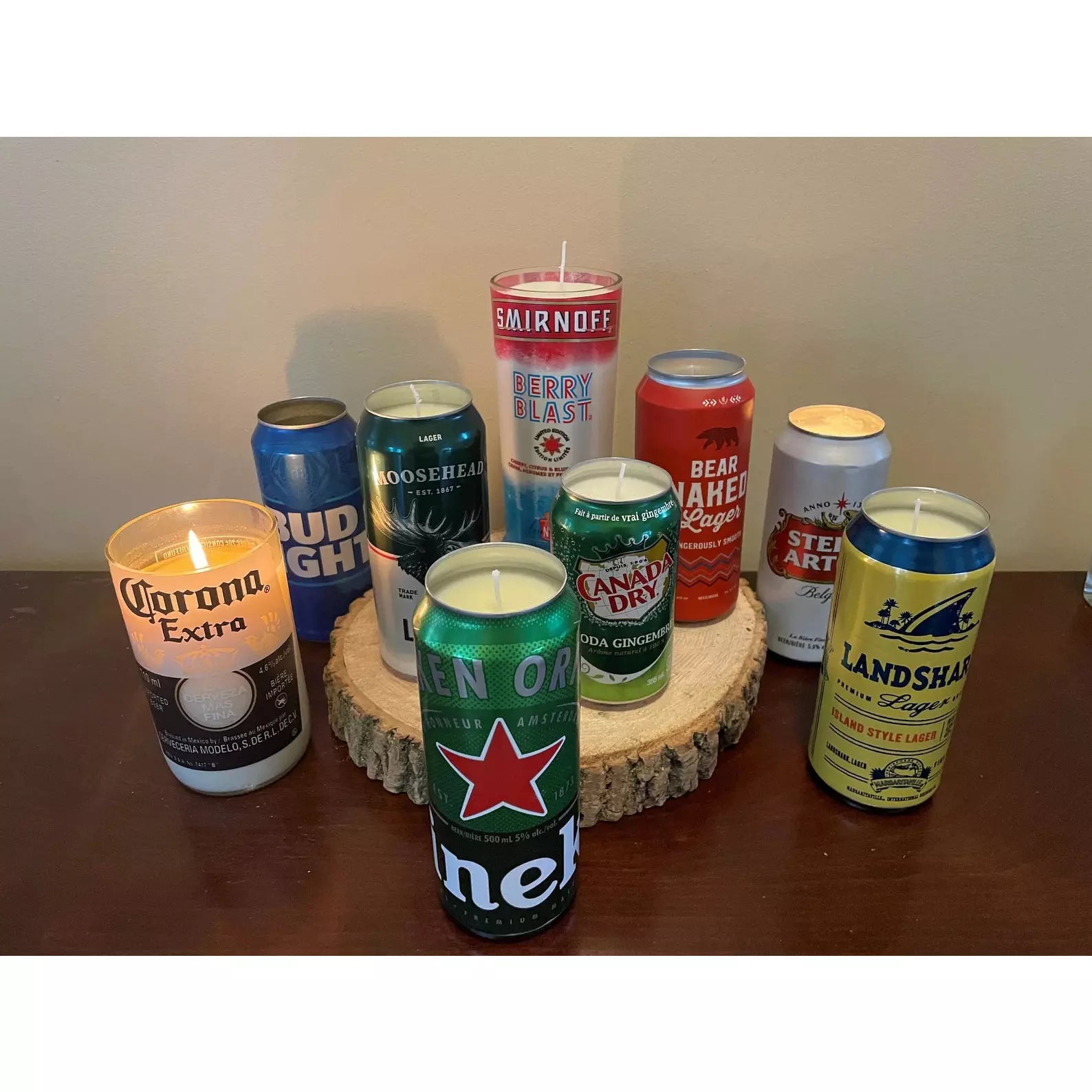 Beer Bottle & Can Candles