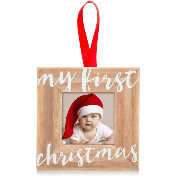 "My First Christmas" Wooden Ornament