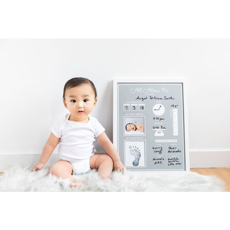 All About Me Baby's 1st Year Frame with Clean-Touch Ink Pad