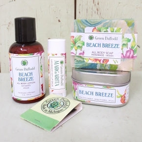 Green Daffodil Boxed Gift Set - Lotion, Soy Candle, & Lip Balm