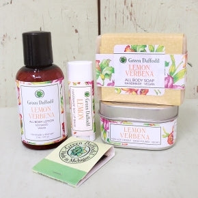 Green Daffodil Boxed Gift Set - Lotion, Soy Candle, & Lip Balm