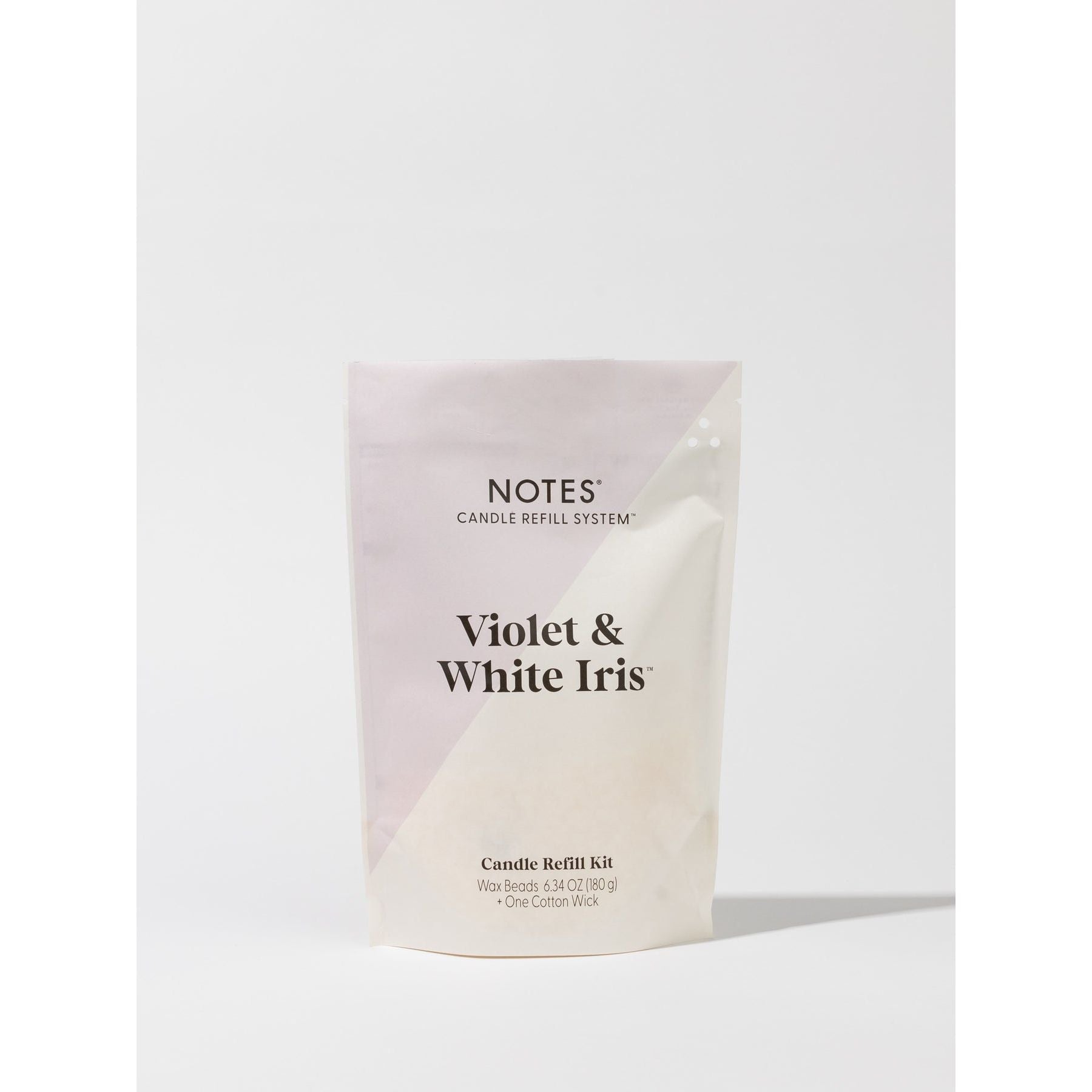 NOTES Candle Refill - Violet & White Iris