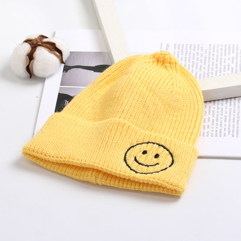 Smiley Knitted Hat